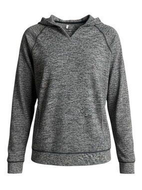 Russell Athletic Dri-Power 360 Gray Hoodie Size Large Soft Stretch Pullover